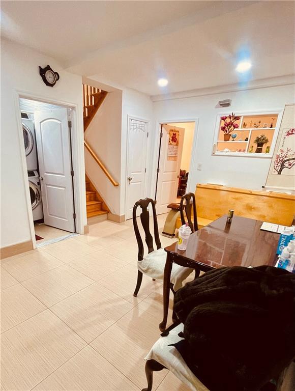 Open concept living room at 2536 E 1st St, Brooklyn, NY